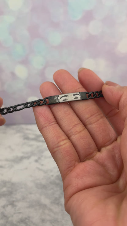 Pulsera barra con foto