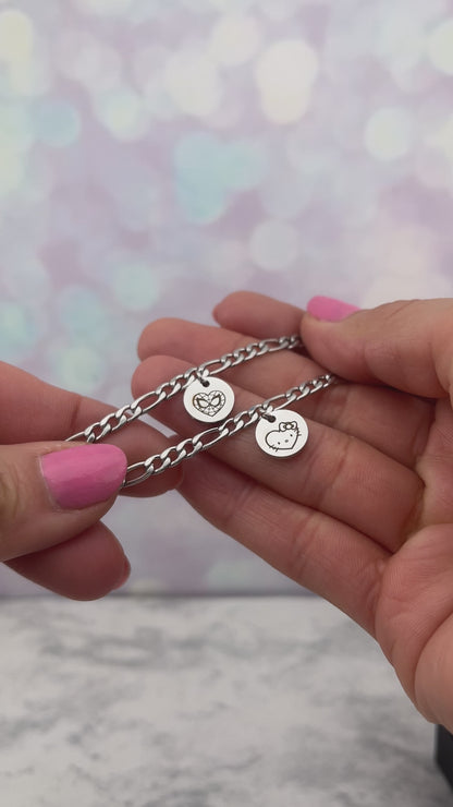 Pulseras de parejas Spider-Kitty