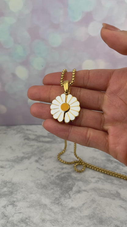 Collar personalizado flor con foto