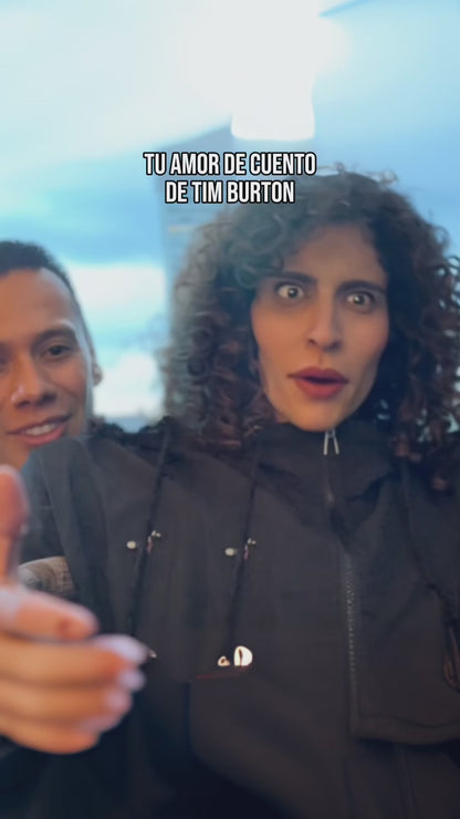 Pulseras de parejas de dije Tim Burton