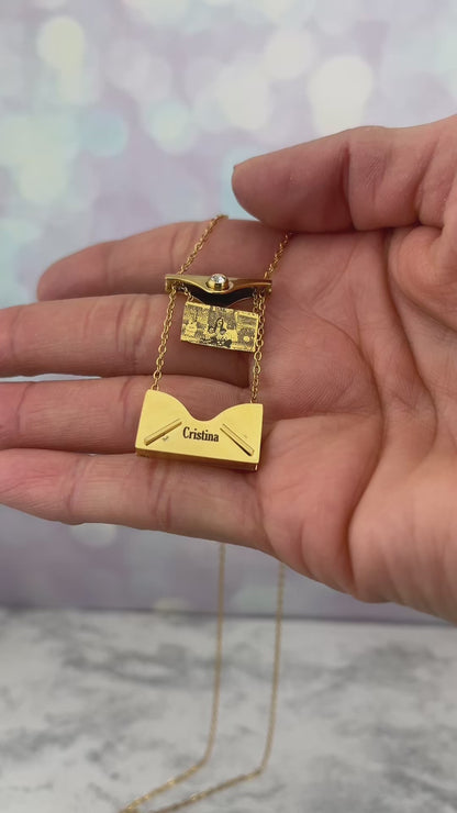 Collar carta con foto