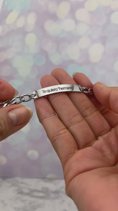 Pulsera barra personalizada