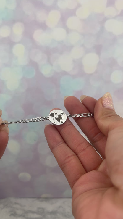 Pulsera de círculo con foto