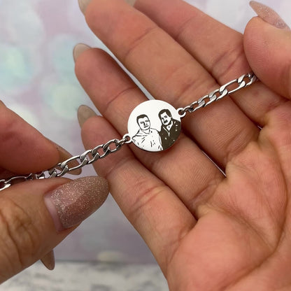 Pulsera de círculo con foto