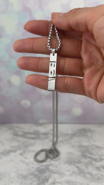 Collar plano con foto