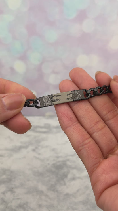 Pulsera barra con foto