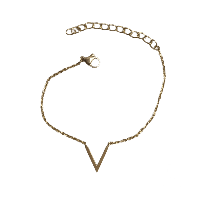 Pulseras delicadas de acero inoxidable de figuras