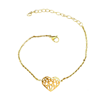 Pulseras delicadas de acero inoxidable de figuras