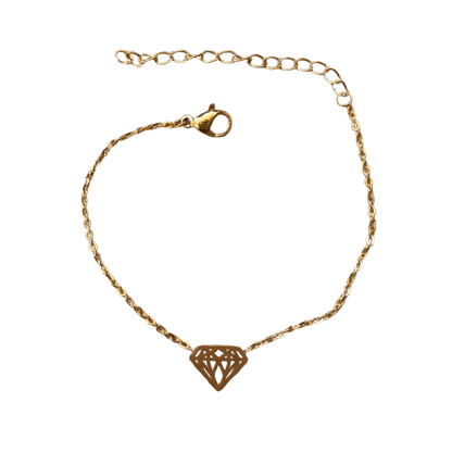 Pulseras delicadas de acero inoxidable de figuras