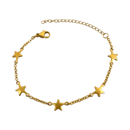 Pulseras delicadas de acero inoxidable de figuras