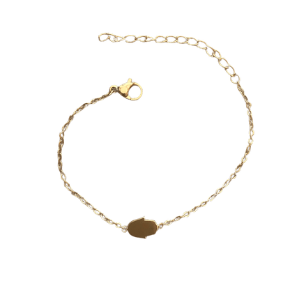 Pulseras delicadas de acero inoxidable de figuras