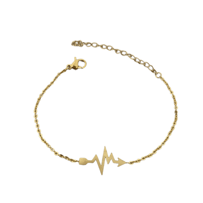 Pulseras delicadas de acero inoxidable de figuras