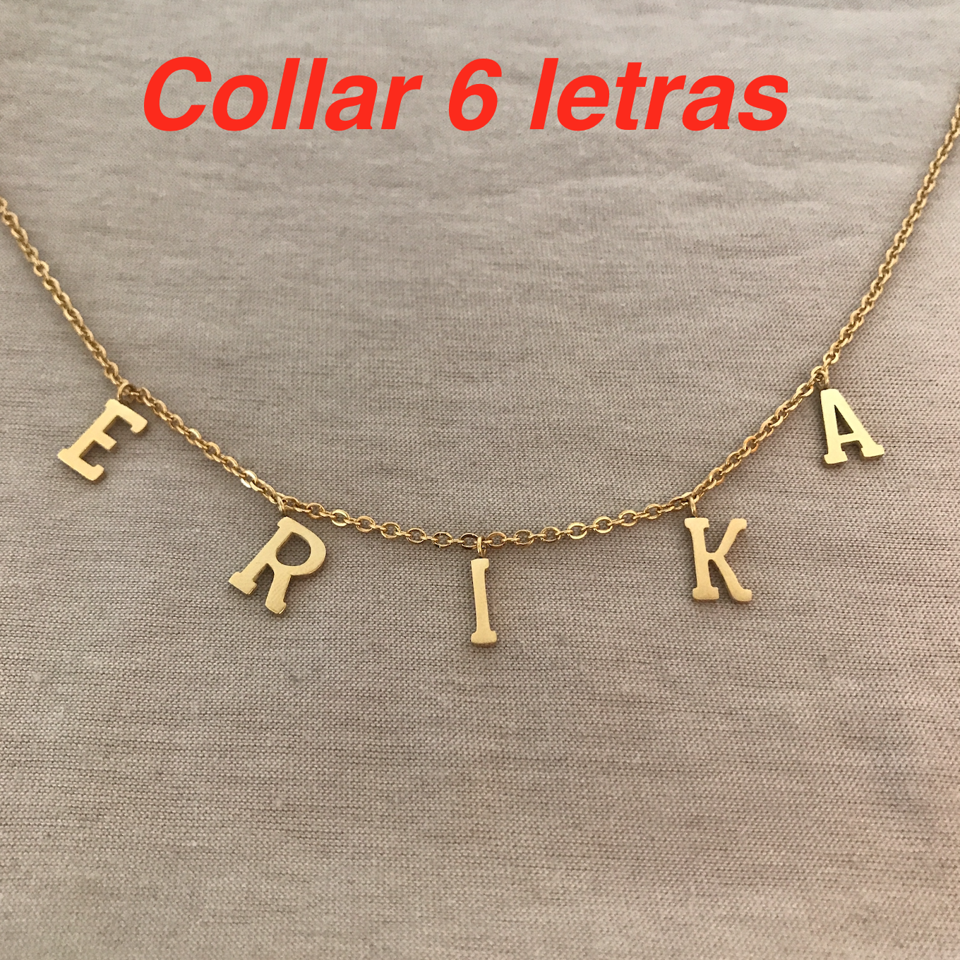 Dije extra letra