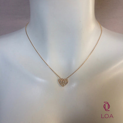 Collares delicados de corazón