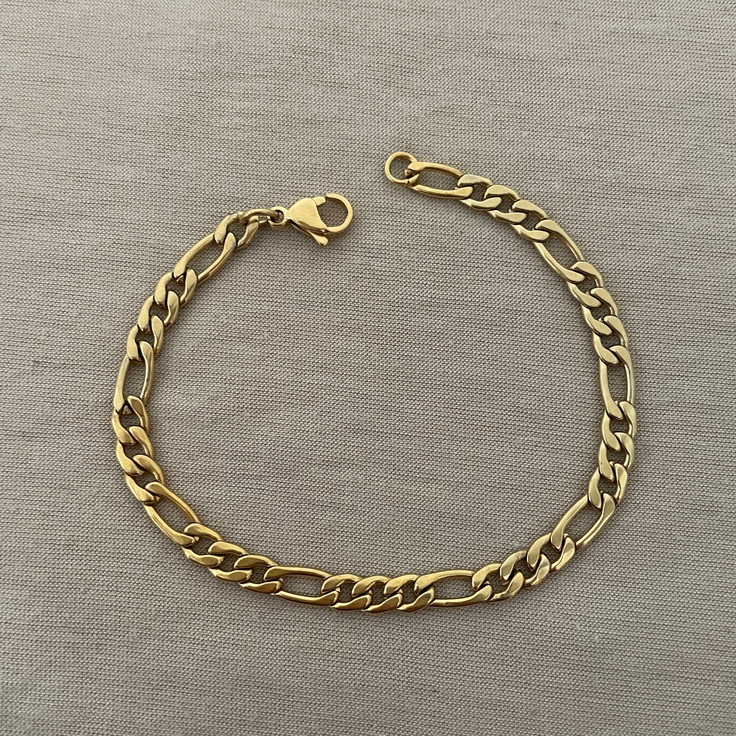 Pulsera delicada de cadena H para hombre y mujer