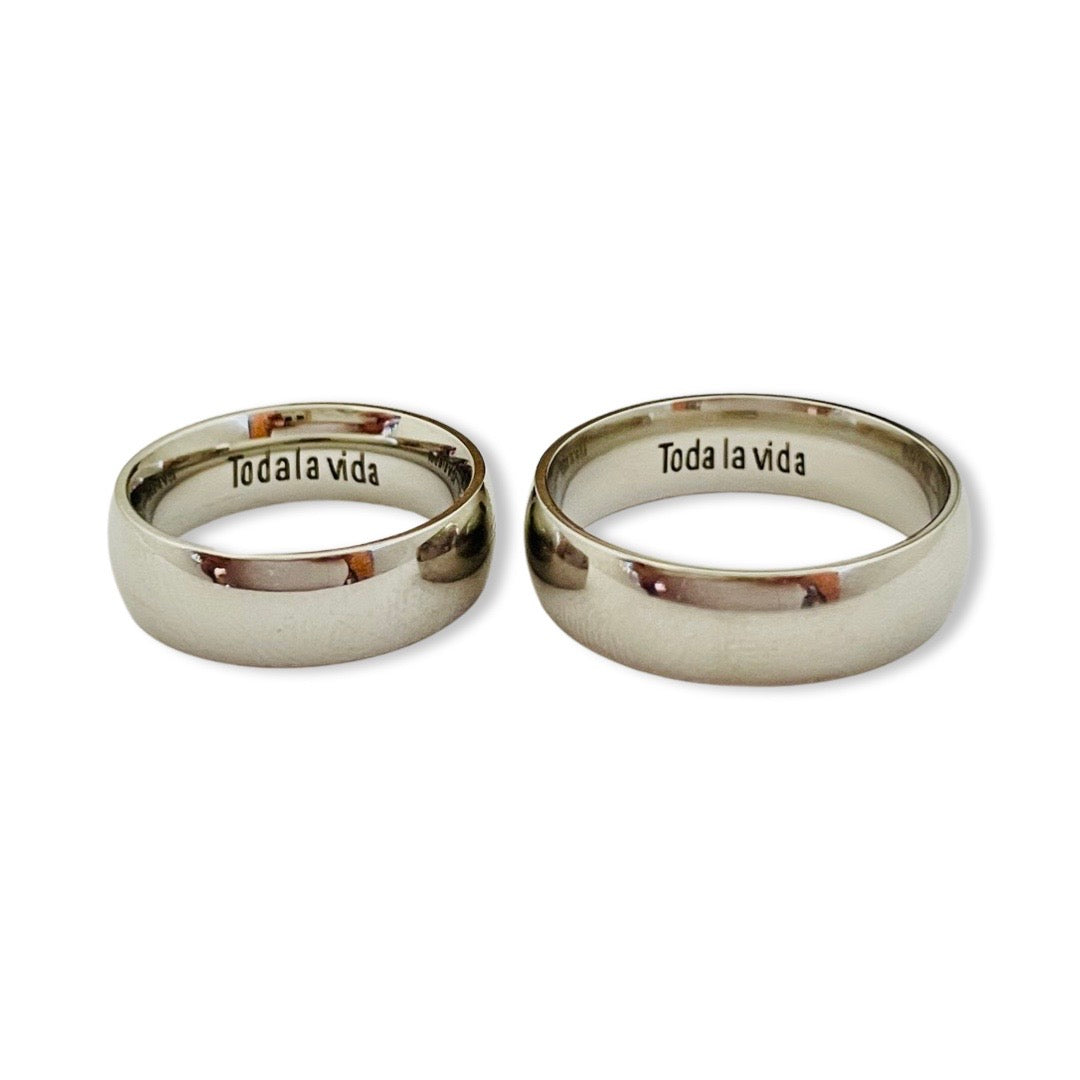 Anillos grabados letra new arrivals